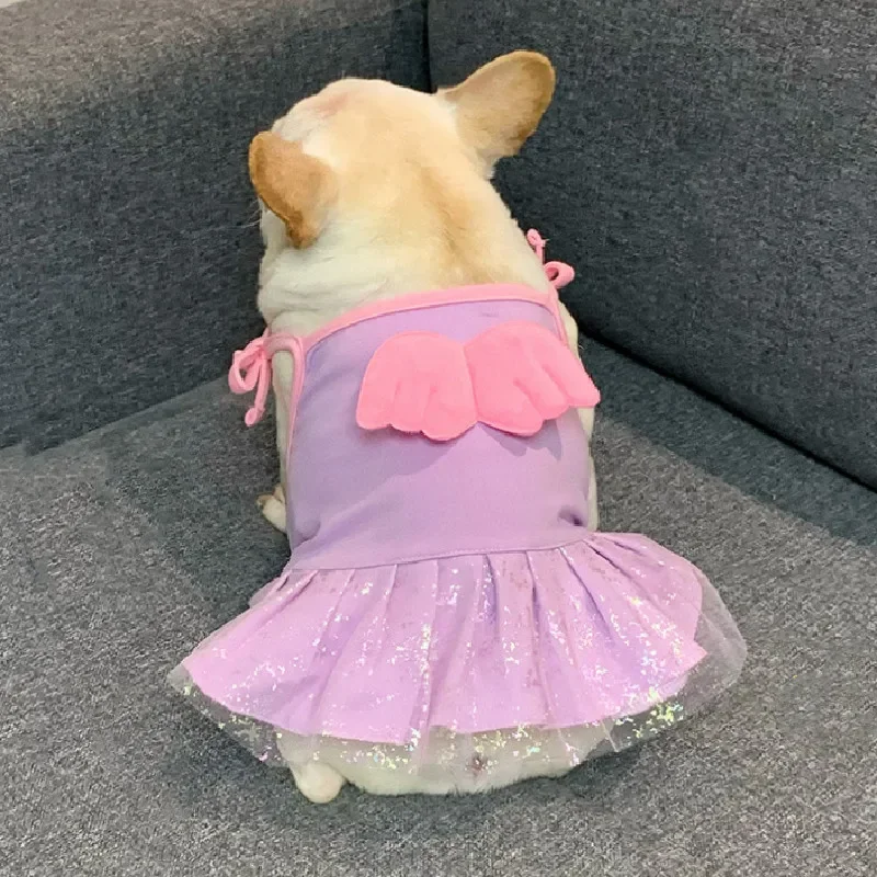 Pakaian Pug Pakaian Anjing Ana - Summer Clothing In French ulasan dan harga