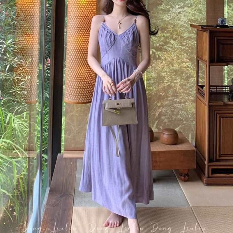 Gaun Wanita Elegan Modis Warna - Summer Clothing Resort ulasan dan harga