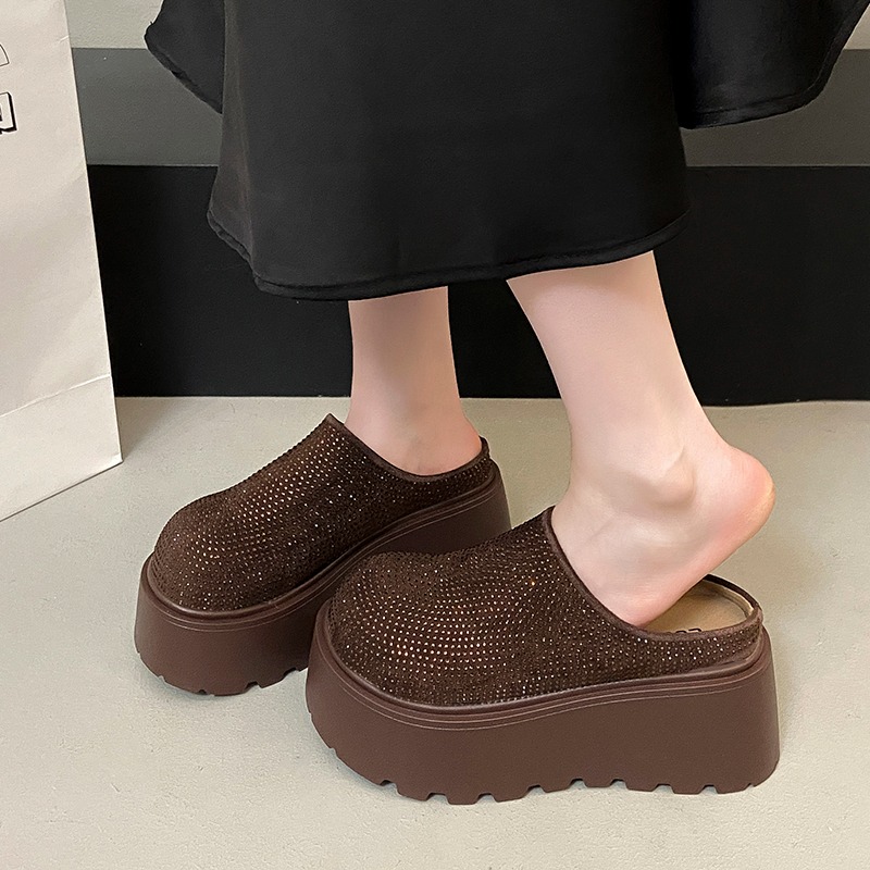 Sepatu Wanita Mules Sandal Kas - Summer Clothing Fabric ulasan dan harga