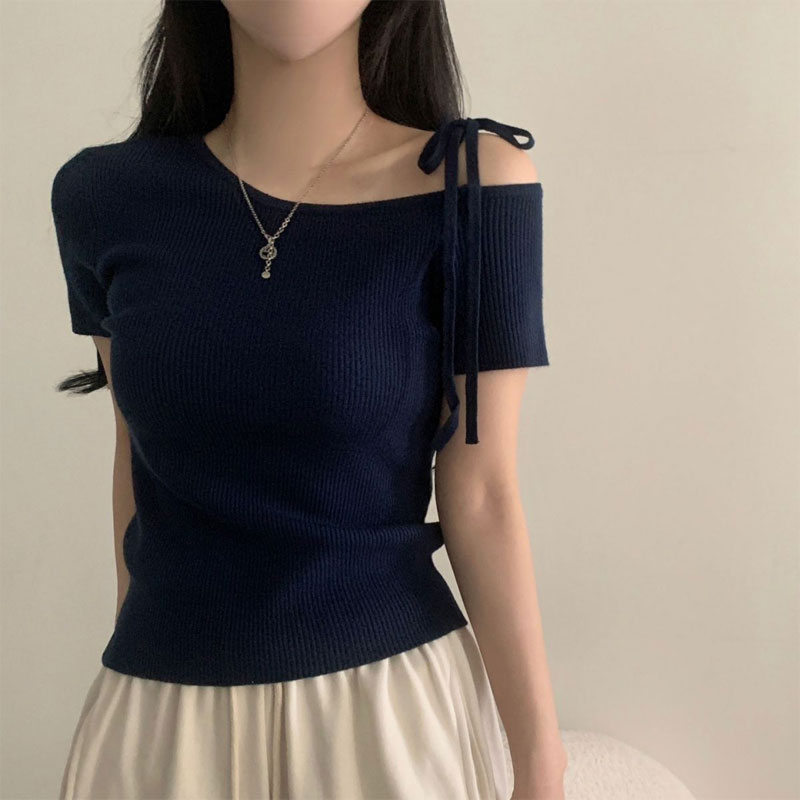 Pakaian Wanita Pulover Kerah M - Summer Clothing In French ulasan dan harga