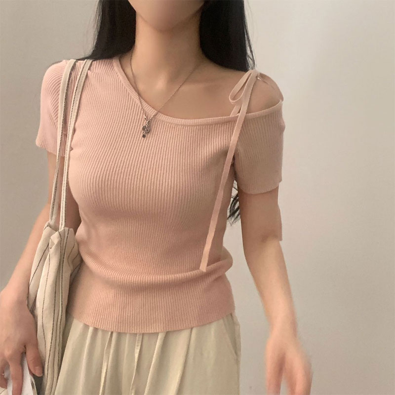 Pakaian Wanita Pulover Kerah M - Summer Clothing In French ulasan dan harga