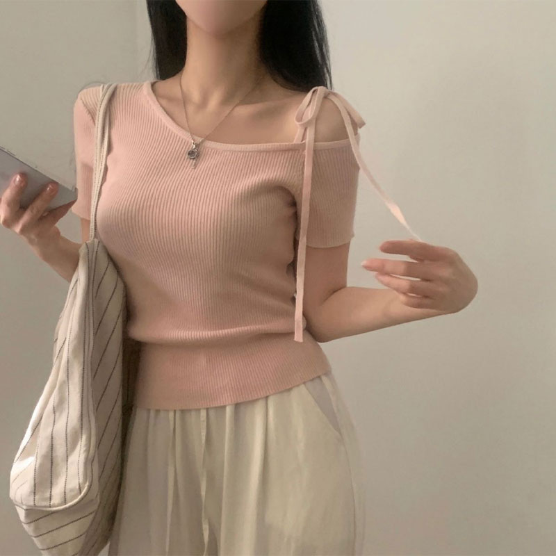 Pakaian Wanita Pulover Kerah M - Summer Clothing In French ulasan dan harga