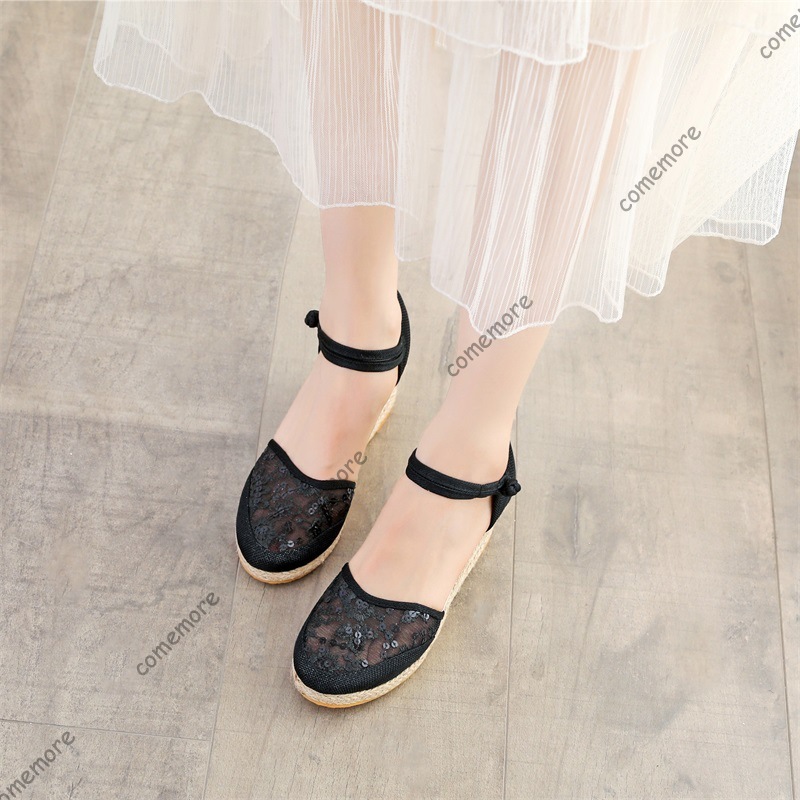 Sandal Wedges Espadrille Jarin - Espadrille Sandal Women ulasan dan harga