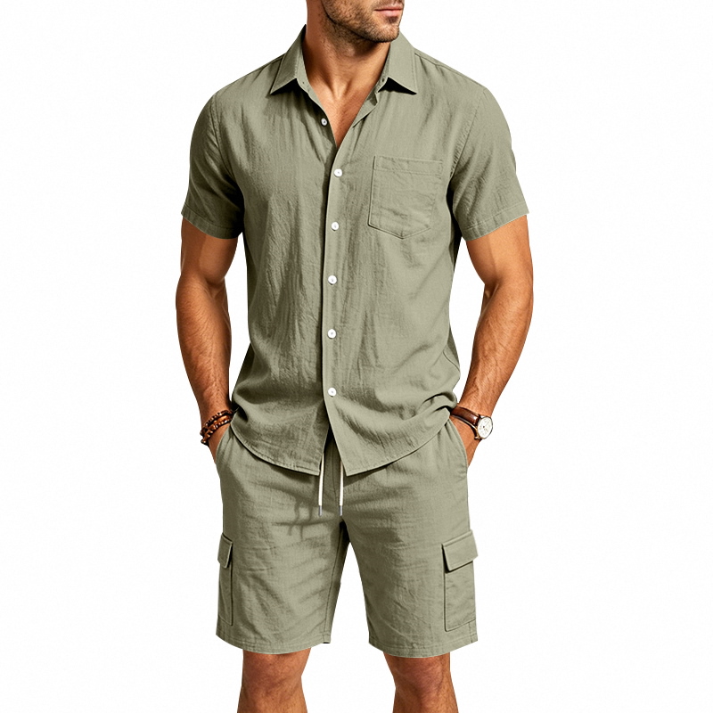 Setelan Linen Amerika Musim Pa - Summer Clothing Linen ulasan dan harga