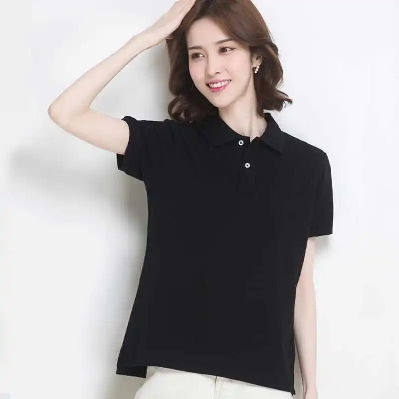 Kemeja Kerah Polo Wanita Polos - Summer Clothing Trends 2025 Women'S ulasan dan harga