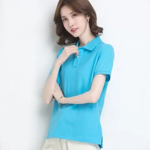 Kemeja Kerah Polo Wanita Polos - Summer Clothing Trends 2025 Women'S ulasan dan harga