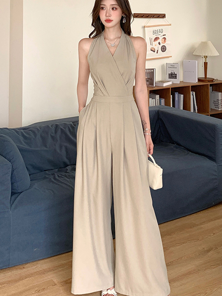 Jumpsuit Tanpa Lengan Elegan G - Summer Clothing In French ulasan dan harga