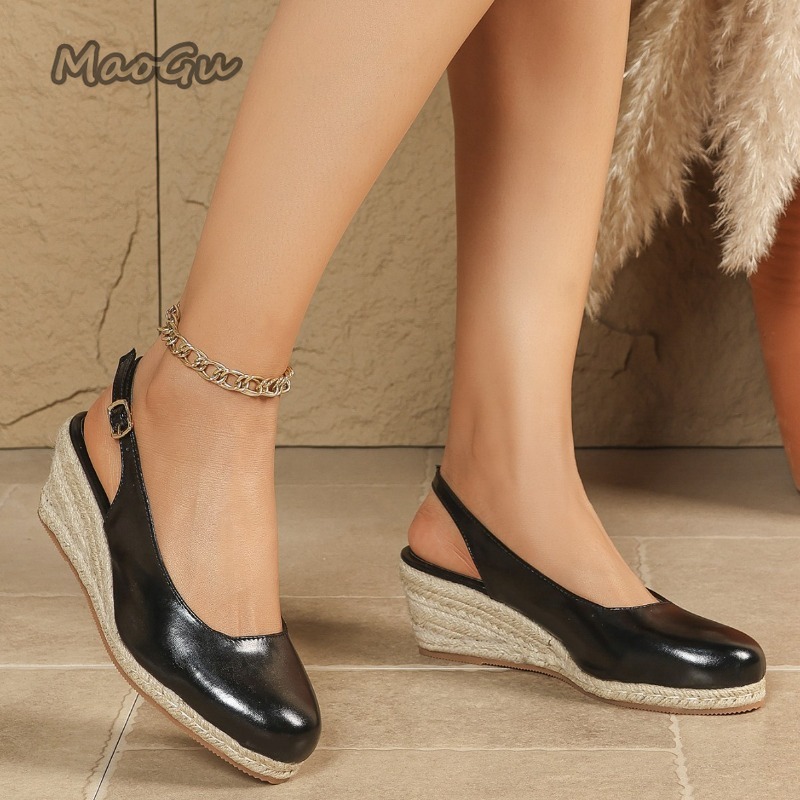 Sepatu Sandal Espadrille Wedge - Espadrille Sandal Women ulasan dan harga