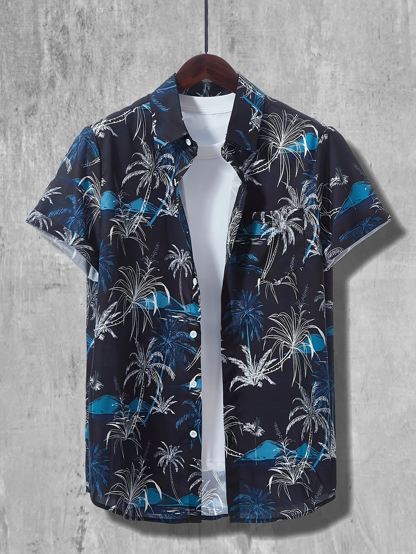 Kemeja Hawaii Motif Kelapa, Ke - Summer Clothing Resort ulasan dan harga