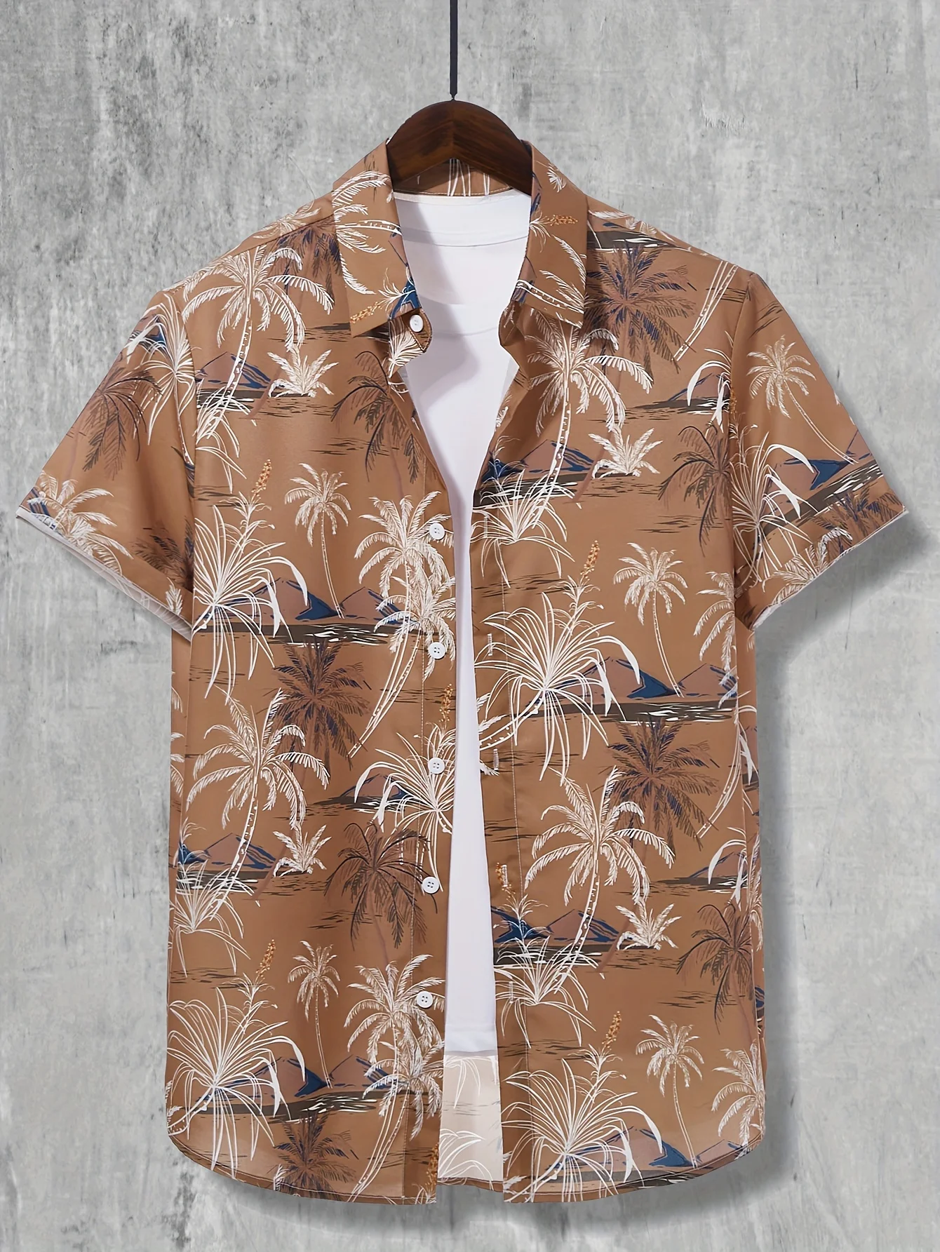Kemeja Hawaii Motif Kelapa, Ke - Summer Clothing Resort ulasan dan harga